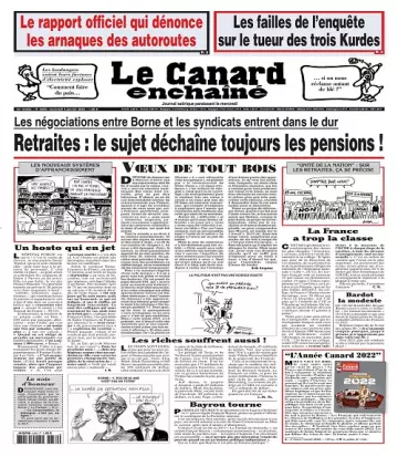 Le Canard Enchaîné N°5330 Du 4 Janvier 2023