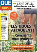 Que Choisir N°571 – Juillet-Août 2018