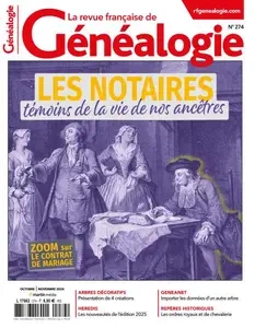 La Revue française de Généalogie - Octobre-Novembre 2024