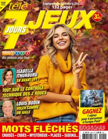 Télé 7 Jours Jeux N°109 – Septembre-Octobre 2023