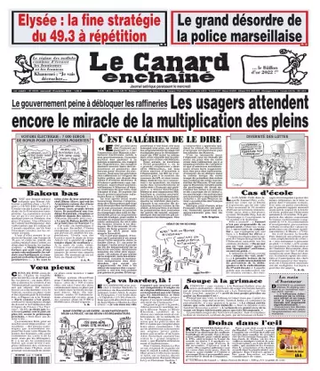 Le Canard Enchaîné N°5319 Du 19 Octobre 2022