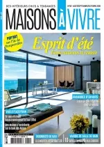 Maisons à Vivre N°32 – Août-Octobre 2018