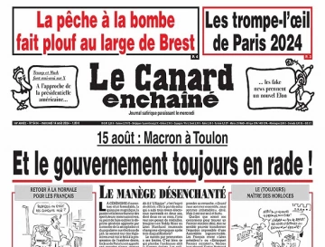 Le Canard Enchaîné du 14 Août 2024