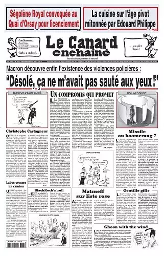 Le canard enchaîné N° 5175 du Mercredi 15 Janvier 2020