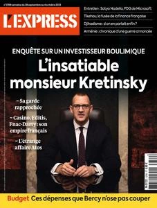 L'Express N.3769 - 28 Septembre 2023