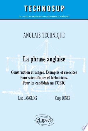 Anglais technique - La phrase anglaise