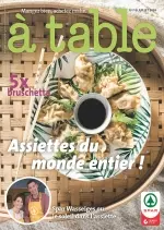 À Table N°7 – Juillet 2018