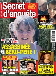 Secret d'enquête N.13 - Septembre-Octobre-Novembre 2024