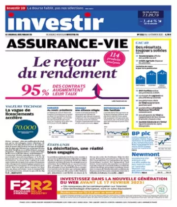 Investir N°2562 Du 11 Février 2023