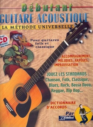 DÉBUTANT GUITARE ACOUSTIQU