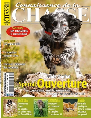 Connaissance De La Chasse N°569 – Septembre 2023